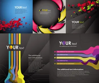 数字信息标签树干圆球