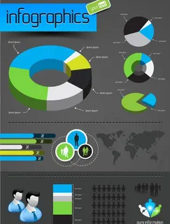 信息图形矢量素材