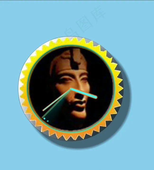 古典时钟flash动画素材