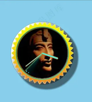 古典时钟flash动画素材