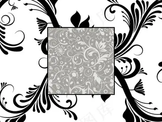 2欧式花纹矢量素材