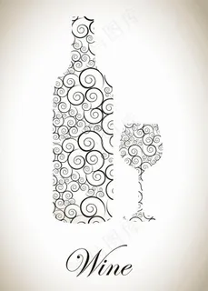 酒花纹图片