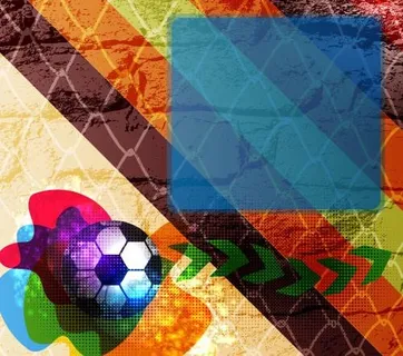 动感足球背景图片