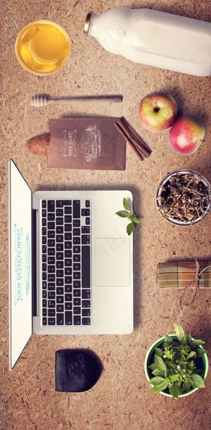 果蔬水果筷子电脑蜂蜜牛奶麻团纸袋桌...