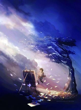 梦幻优雅的背景