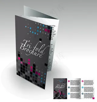 漂亮的小册子模板矢量素材03矢量素...