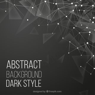 poligonal背景线条和圆点