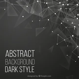 poligonal背景线条和圆点