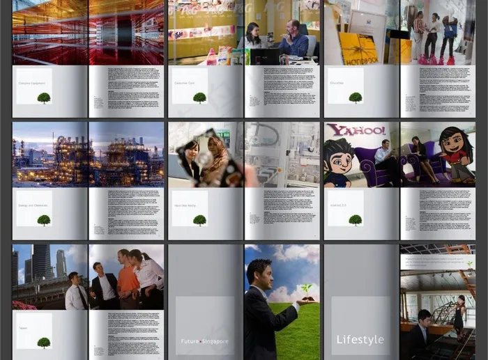 投资 金融 招商 招标 形象画册 ...ai矢量模版下载