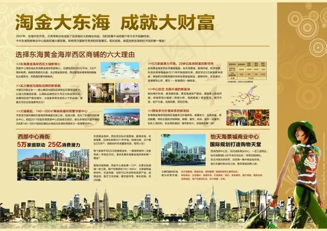 大气时尚海景房宣传单(4961X3508(DPI:300))psd模版下载