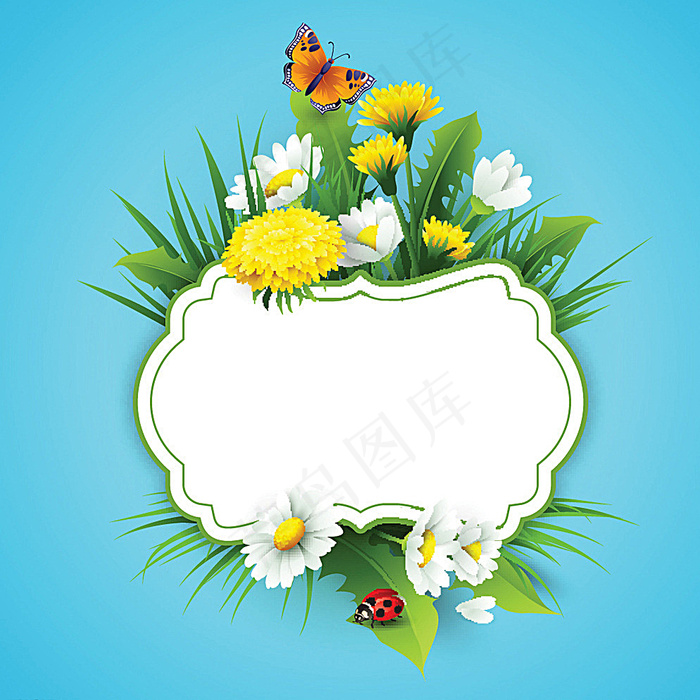 春天花卉背景图片