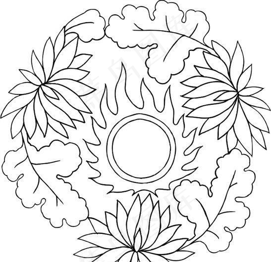 吉祥图案 黑白 中华传统 矢量 AI_0069