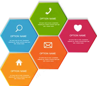 矢量PPT信息图表元素