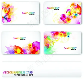 彩色炫酷背景图案矢量素材