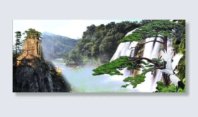 迎客松图片(5906X2832(DPI:300))psd模版下载