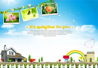 时尚生活写真背景计PSD素材