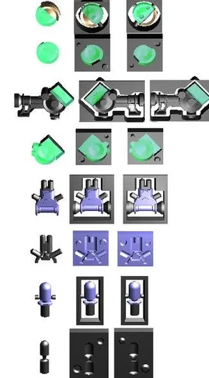 规模梅尔斯推土机泵（CAD脚轮）