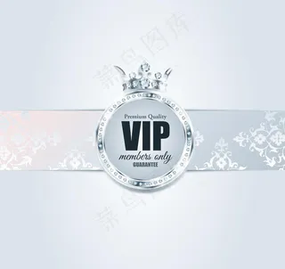 欧式花纹vip卡图片