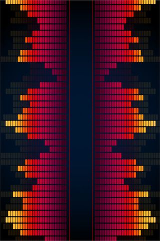 音阶跳动光效特效展板背景