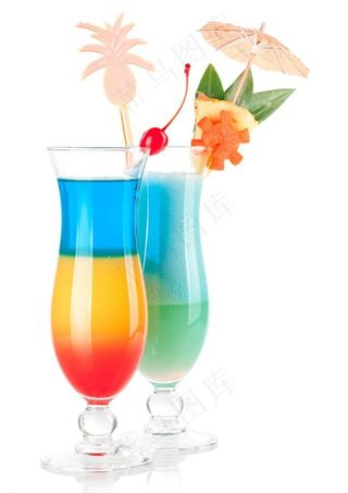 炫彩鸡尾酒高清图片
