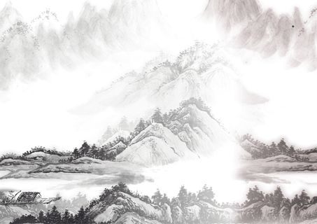 水墨山水背景