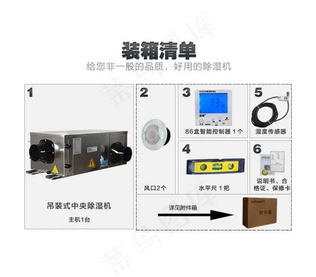 天猫详情页产品清单介绍 装箱清单psd模版下载