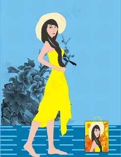 矢量美女图片 矢量美女图片