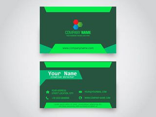 时尚版式创意名片