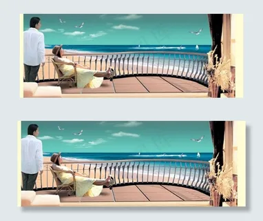 宽景阳台海景图片 宽景阳台海景图片