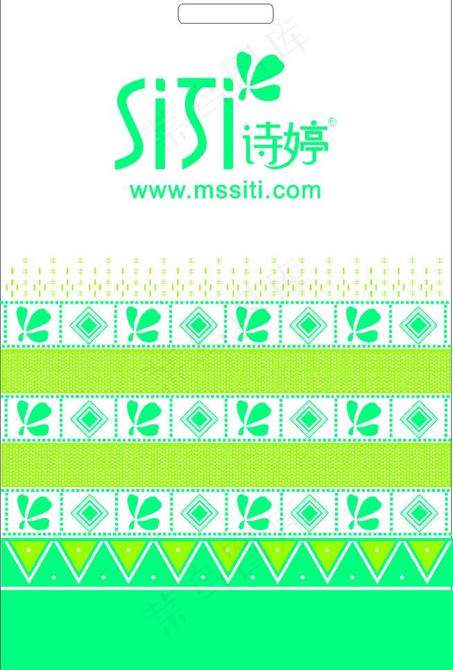 诗婷手提袋图片cdr矢量模版下载