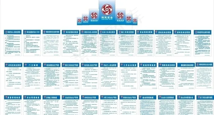 最全 建筑 工程 工地 安全 制度...cdr矢量模版下载