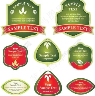 绿色背景 花纹 丝带图片