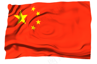 中国国旗国庆元素png海报素材