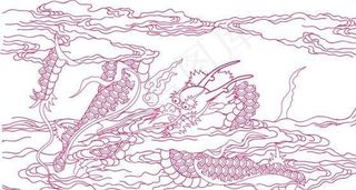 中国龙 古典元素 龙纹矢量素材 c...