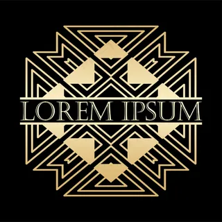 金色创意唯美花边边框花纹背景