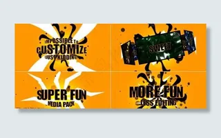 橘色时尚动感AE模板