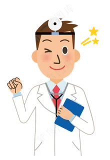 卡通医生护士医疗素材牙医免抠png