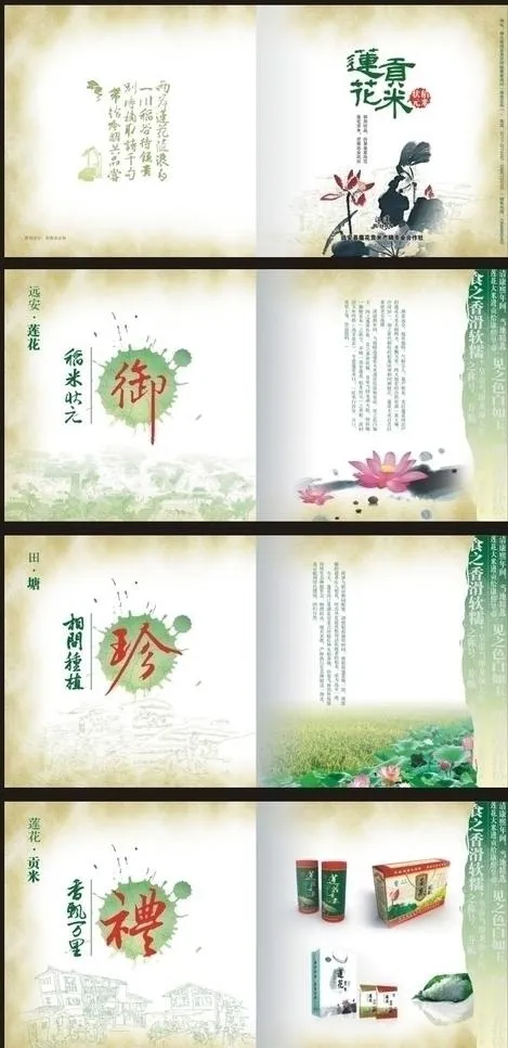 米画册图片cdr矢量模版下载