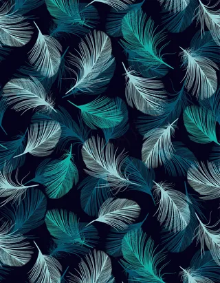 羽毛艺术背景图案