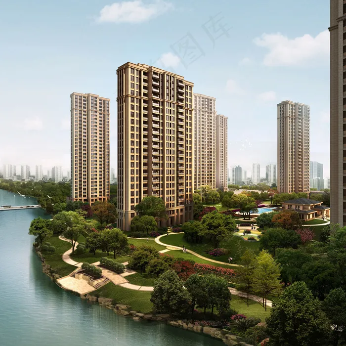 小区效果图图片