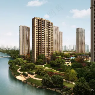 小区效果图图片