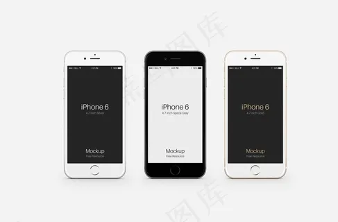 iphone6三色逼真绘制图片 iphone6三色逼真绘制图片