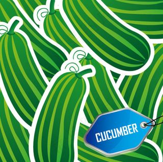 卡通蔬菜背景03—矢量素材