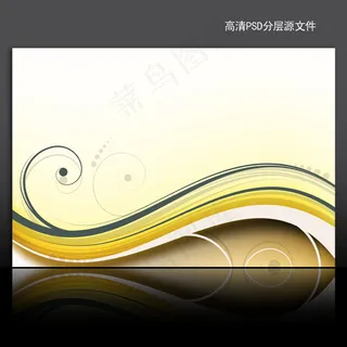 简洁线条背景图PSD模板