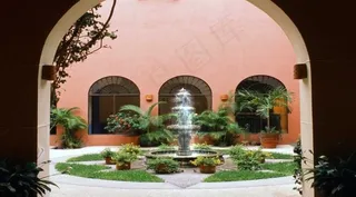 喷泉建筑视频素材