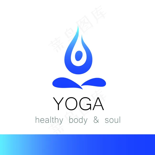 瑜伽logo设计4