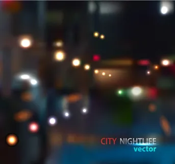 朦胧城市街景背景 朦胧城市街景背景
