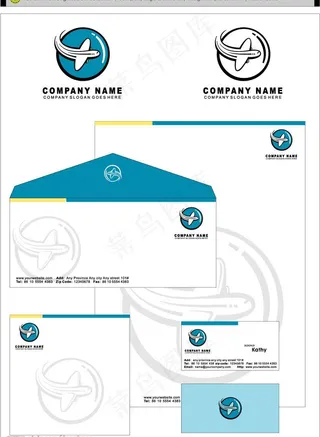 名片信封信纸logo标志vi设计图片