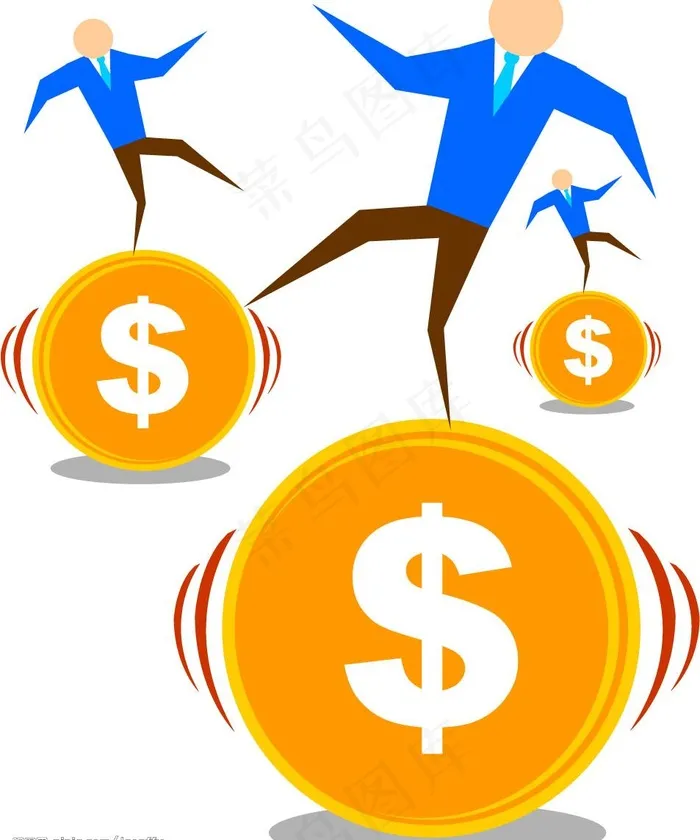 向量金融插畫05图片ai矢量模版下载