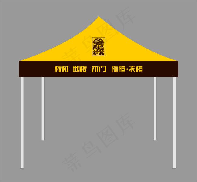 原创帐篷高清图层cdr矢量模版下载